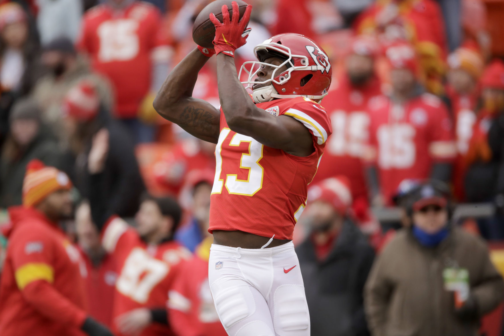 Byron Pringle Chargers Chiefs Football